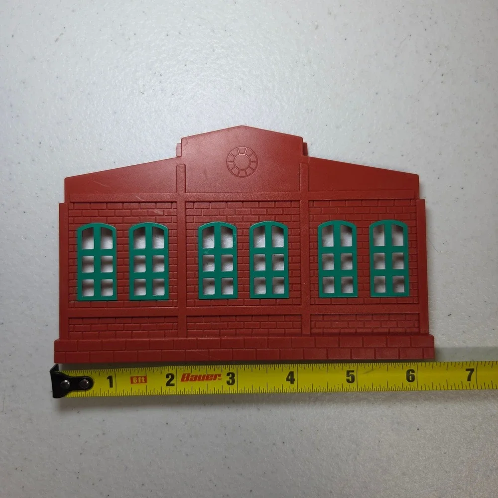 Vintage Thomas Train‎ Engine Shed Side Panels Red Brick 6pc Set
